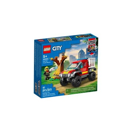 LEGO Camión de Rescate 4×4 de Bomberos 60393