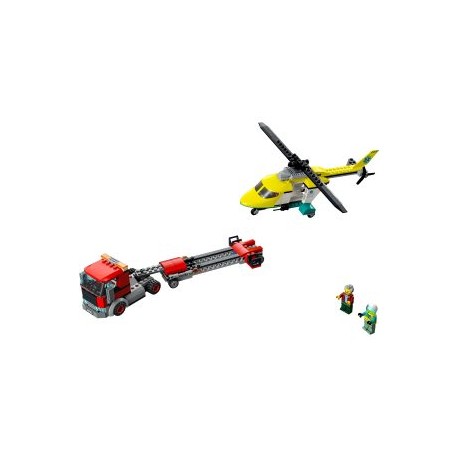 LEGO Transporte del Helicóptero de Rescate 60343