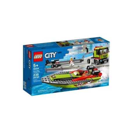 LEGO 60254 Transporte de la Lancha de Carreras