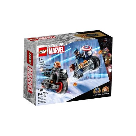 LEGO Motos de Viuda Negra y el Capitán América 76260