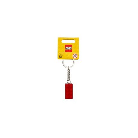 Llavero de ladrillo LEGO 850154 rojo