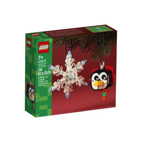 LEGO 40572 Pingino y Copo de Nieve