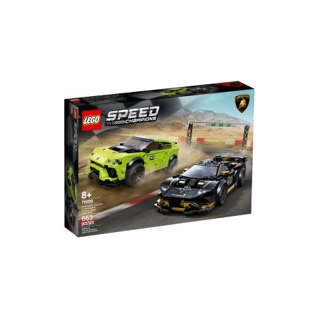 LEGO 76899 Lamborghini Urus ST-X & Lamborghini Huracán Super Trofeo EVO