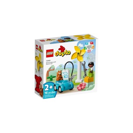 LEGO Aerogenerador y Coche Eléctrico 10985