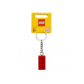 Llavero de ladrillo LEGO 850154 rojo