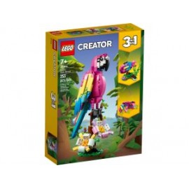 LEGO Loro Rosa Exótico 31144