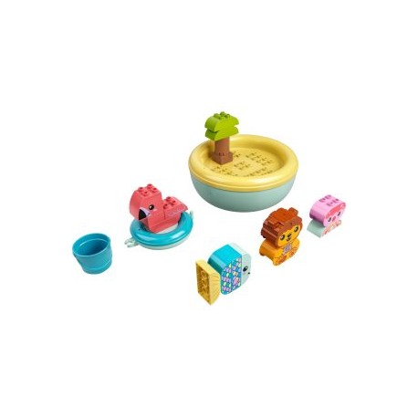 LEGO Diversión en el Baño: Isla de los Animales Flotante 10966