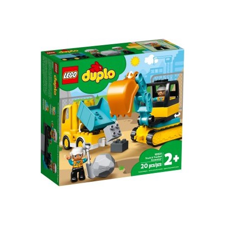 LEGO Camión y Excavadora con Orugas 10931