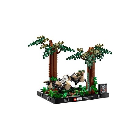 LEGO Diorama: Duelo de Speeders en Endor 75353